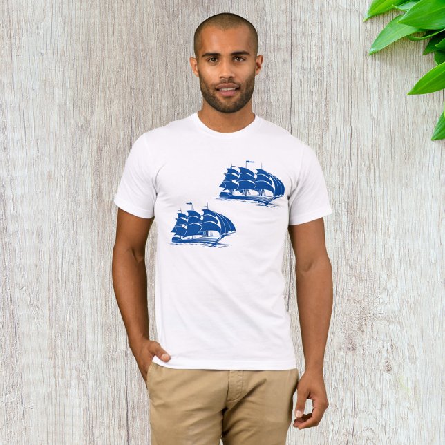 Vintages Seeschiff Seefahrerkletter T-Shirt (Von Creator hochgeladen)