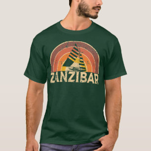 Vintages Segeldesign in Sansibar T-Shirt