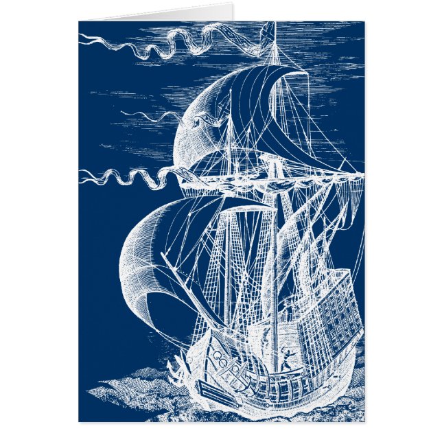 Vintages Segeln-Schiff (Vorne)