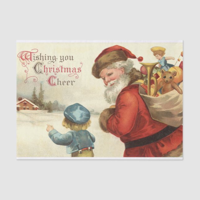 Vintages Seidenpapier (Vorderseite)