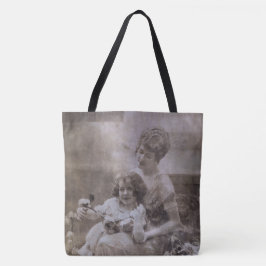 Vintages Sepia Mother & Child Portrait