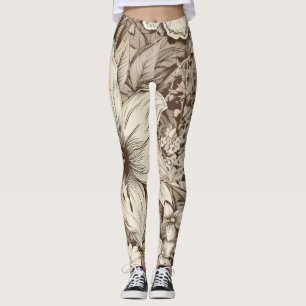 Vintages Sepia-Muster (3) Leggings