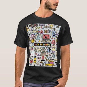 Vintages Set an der Doodle School T-Shirt