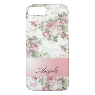 Vintages Shabby Chic Blume Personalisiert Case-Mate iPhone Hülle