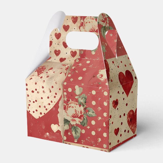 Vintages Shabby Chic Geschenkschachtel (Vorderseite)