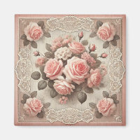 Vintages Shabby Chic Rosa Rose