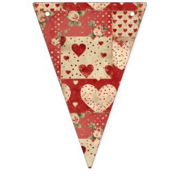 Vintages Shabby Chic Wimpelkette