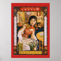 Vintages Shanghai China Travel Poster