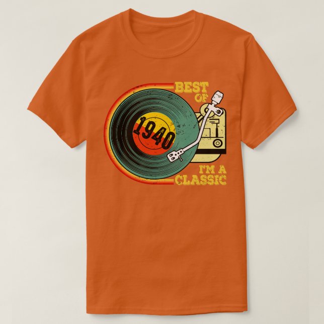 Vintages Shirt 1940 Im Classic Birthday Sh (Design vorne)