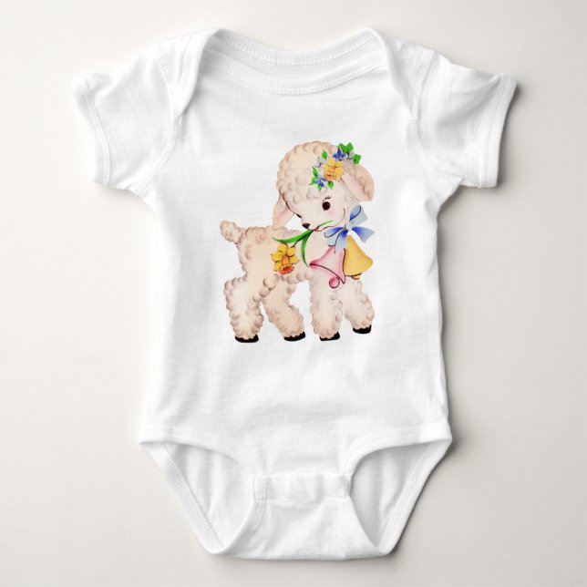Vintages SHIRT EASTER LAMB (Vorderseite)