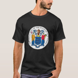 Vintages Siegel des Staat von New Jersey NJ City T-Shirt
