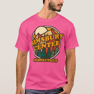 Vintages Simsbury Center Connecticut Bergwandern T-Shirt