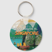 Vintages Singapore Vacation Poster.