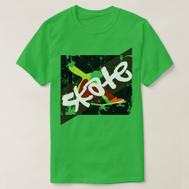 Vintages Skateboard 5 T-Shirt (Design vorne)