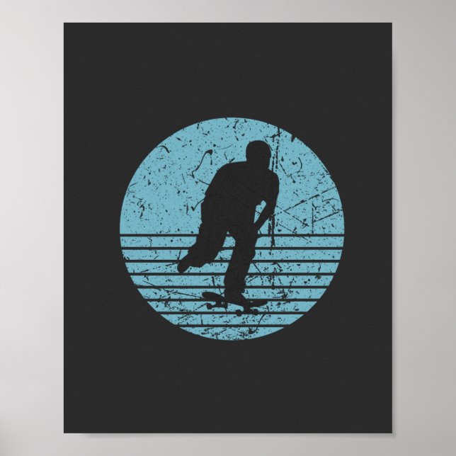 Vintages Skateboard Poster (Vorne)