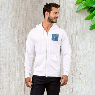 Vintages Skelett Surfen California Beach Hoodie