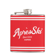 Vintages Skikarussell Red Apres Ski Custom Ski Res