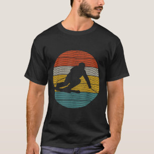 Vintages Skiwintersportrennen Abfahrt Skier Gi T-Shirt