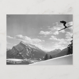 Vintages Skizzenbild, Luftfliegen Postkarte
