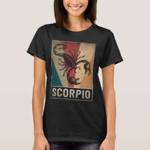 Vintages Skorpio Zodiac Scorpio Geburtstag T-Shirt