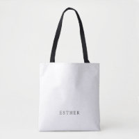 Vintages Skript Mit Monogramm Bridesmaid Tote Bag