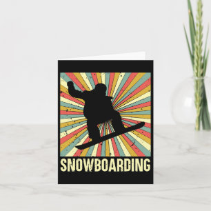 Vintages Snowboard Karte
