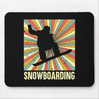 Vintages Snowboard Mousepad