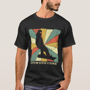Vintages Snowboarden Retro-Geschenk T-Shirt
