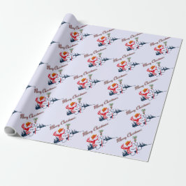 Vintages Snowman Wrapping Paper Geschenkpapier
