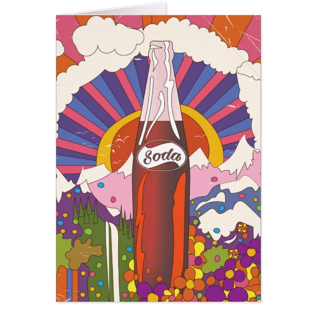 Vintages Soda-kommerzielles Plakat (Vorne)