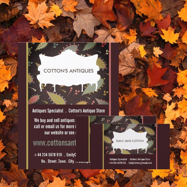 Vintages Sofa, Lila Boho Chic, antikes Store Flyer (Von Creator hochgeladen)