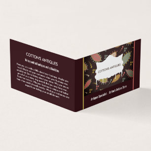 Vintages Sofa, Lila Boho Chic, Antiquitätenhändler Visitenkarten