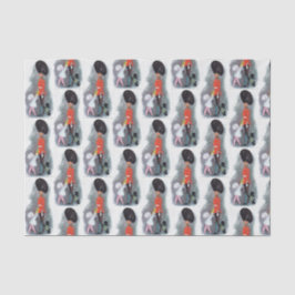 Vintages Soldat-Kinderweihnachtsgewebe Seidenpapier