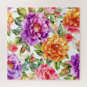 Vintages Sommerblutlicht Florals Puzzle