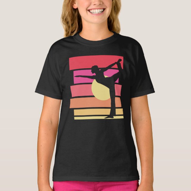 Vintages Sonnenuntergang T-Shirt (Vorderseite)