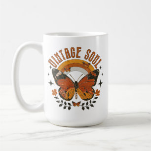Vintages Soul Butterfly Kaffeetasse