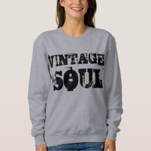 Vintages Soul-Grau-Sweatshirt Sweatshirt