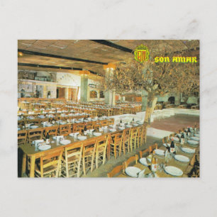 Vintages Spanien, Son Amar, Bauernhof, Mallorca Postkarte