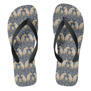 Vintages Spanisches Kaninchen Flip Flops