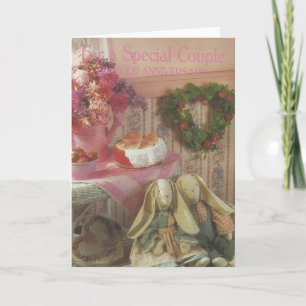 Vintages "Special Couple"-Jubiläum Karte