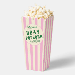 Vintages Special Event Movie Theater Popcorn Rosa Geschenkschachtel