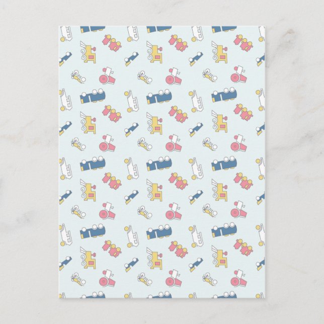 Vintages Spielzeug Postkarte (Vorderseite)