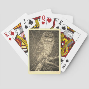 Vintages Spookeulen Spielkarten