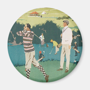 Vintages Sport-Golf in Schottland, Magnet