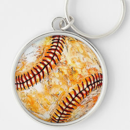 Vintages Sportbaseball Schlüsselanhänger