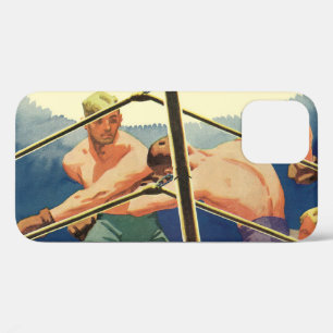 Vintages Sportboxen, Boxer während eines Spiels Case-Mate iPhone Hülle