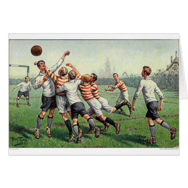 Vintages Sportspiel (Vorderseite (Horizontal))