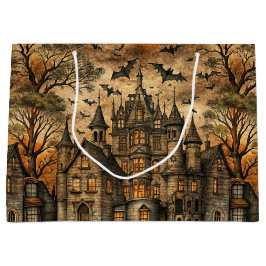 Vintages Spuk Haus (2) Große Geschenktüte