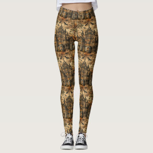 Vintages Spuk Haus (2) Leggings