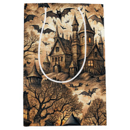 Vintages Spuk Haus Mittlere Geschenktüte